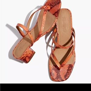 Madewell Sandal in Embossed Leather